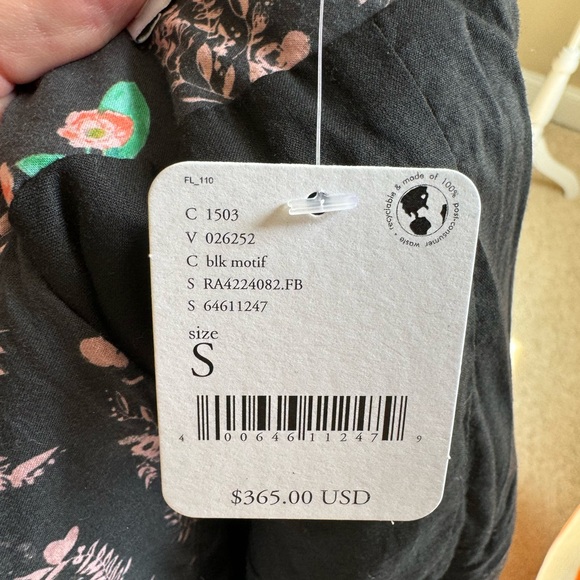 NWT Rachel Antonoff for Free People Floral Wrap Coat Retail$365 - Picture 4 of 9